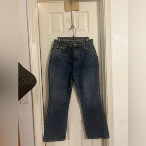 Ganni boots cut jeans